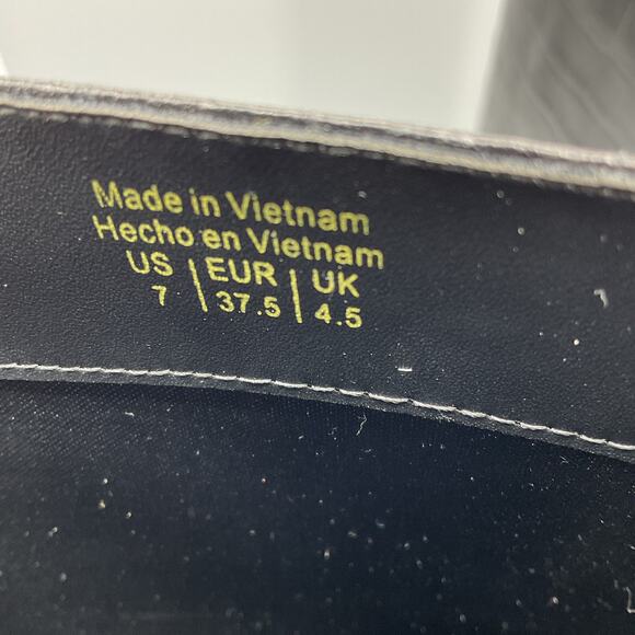 NEW Aldo Women’s Cadigoder Pointed Toe Croc Knee High Boots Black Size 7M - Picture 6 of 10